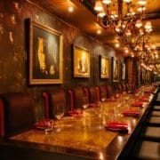 Private dining room at The Boheme Restaurant at Grand Bohemian Hotel Orlando