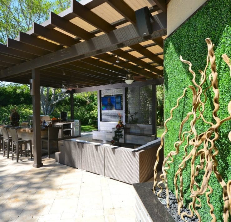 Outdoor design by The Patio District, Luxapatio and Zensa Design