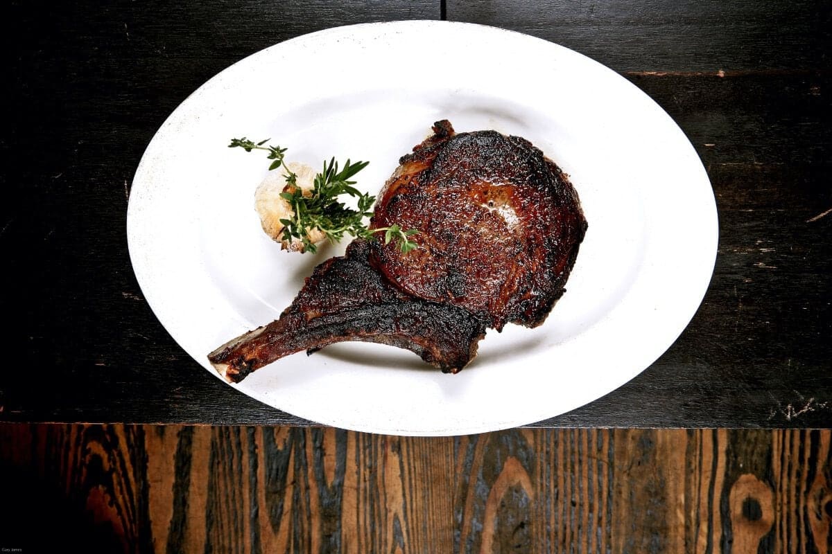 Prime 112's Bone-In Rib-Eye - Photo by Gary James