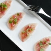 Yellowtail Crudo from Onda by Scarpetta