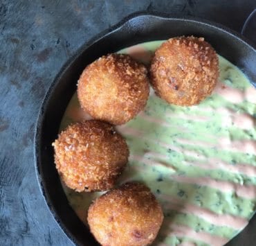 Beaker & Gray's Cheeseburger Croquettes
