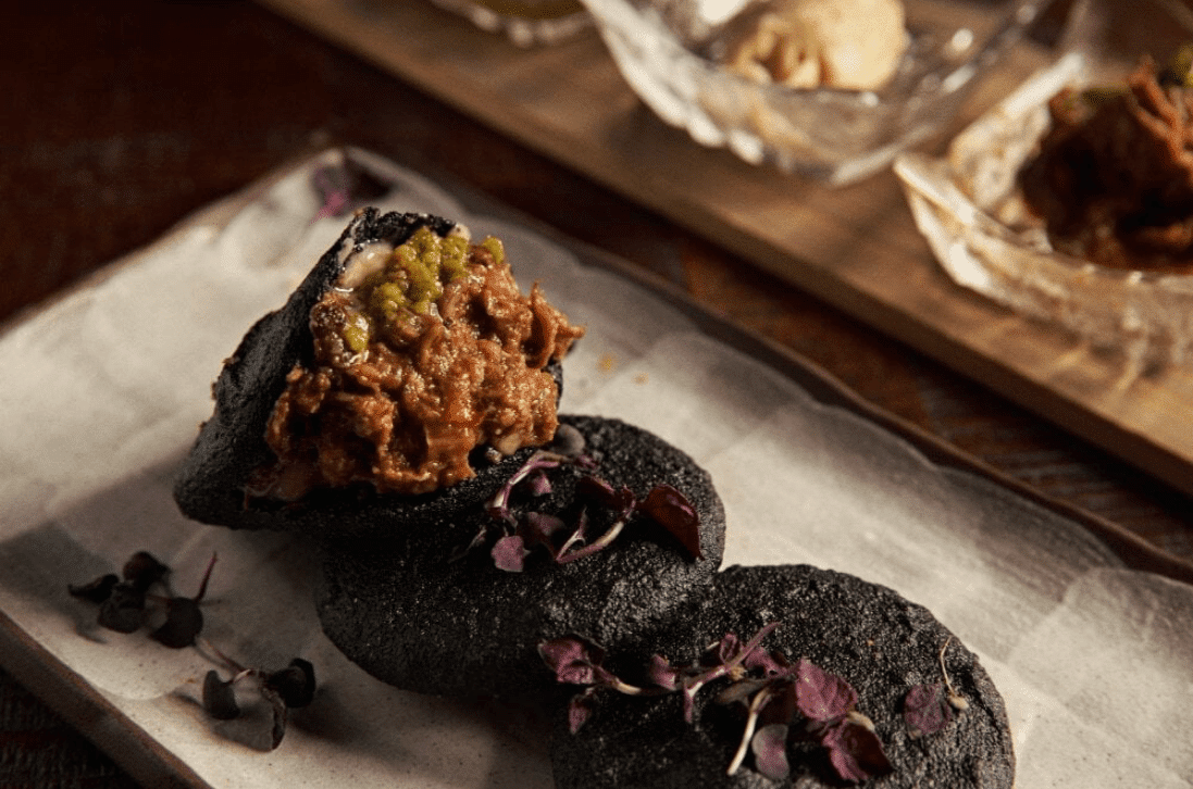 Dragonfly Izakaya’s Charcoal Arepa