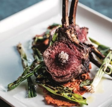 Grilled Rack of Lamb at 1000 NORTH