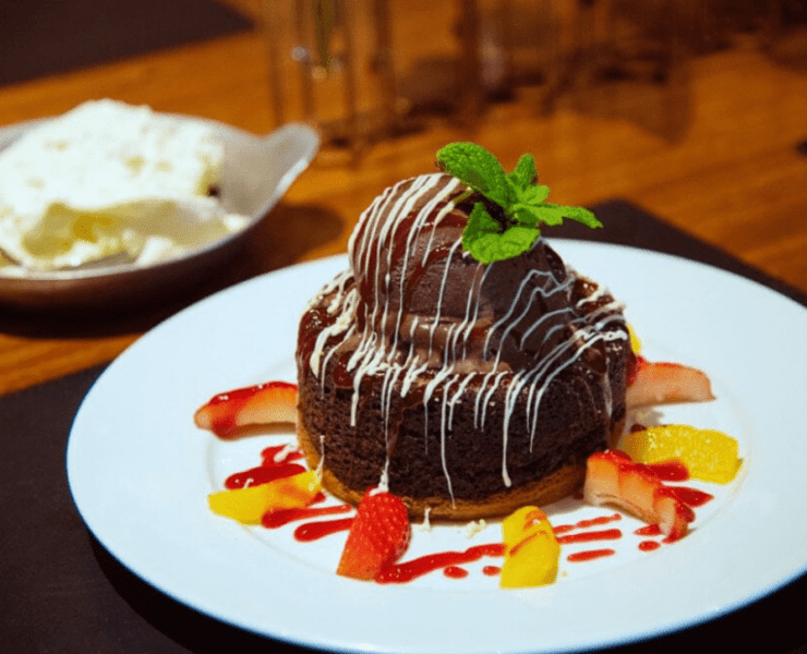 Mastro’s Ocean Club’s Chocolate Butter Cake - Photo Courtesy Landry's