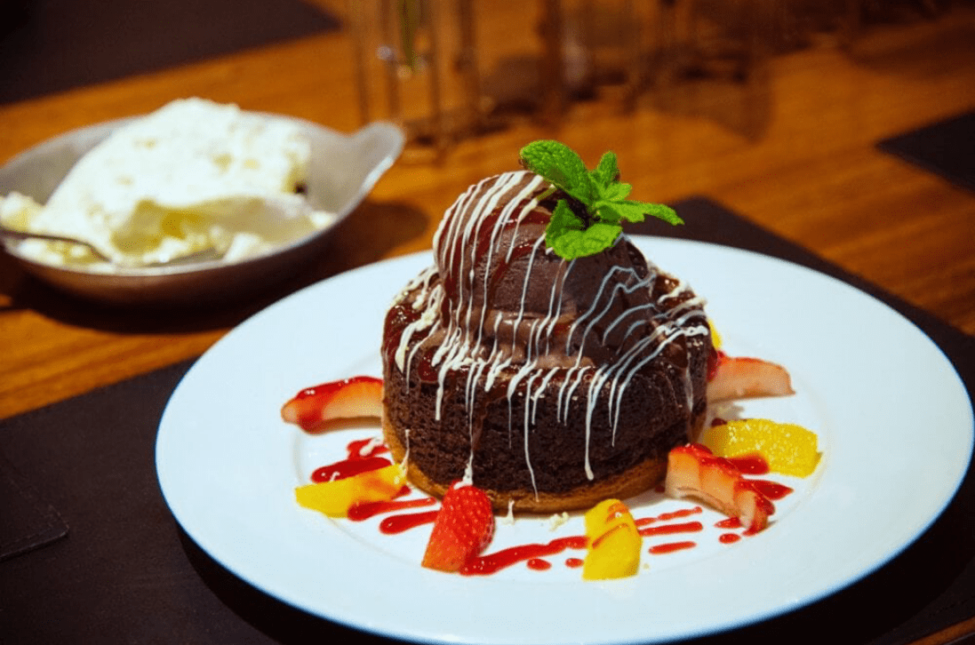 Mastro’s Ocean Club’s Chocolate Butter Cake - Photo Courtesy Landry's