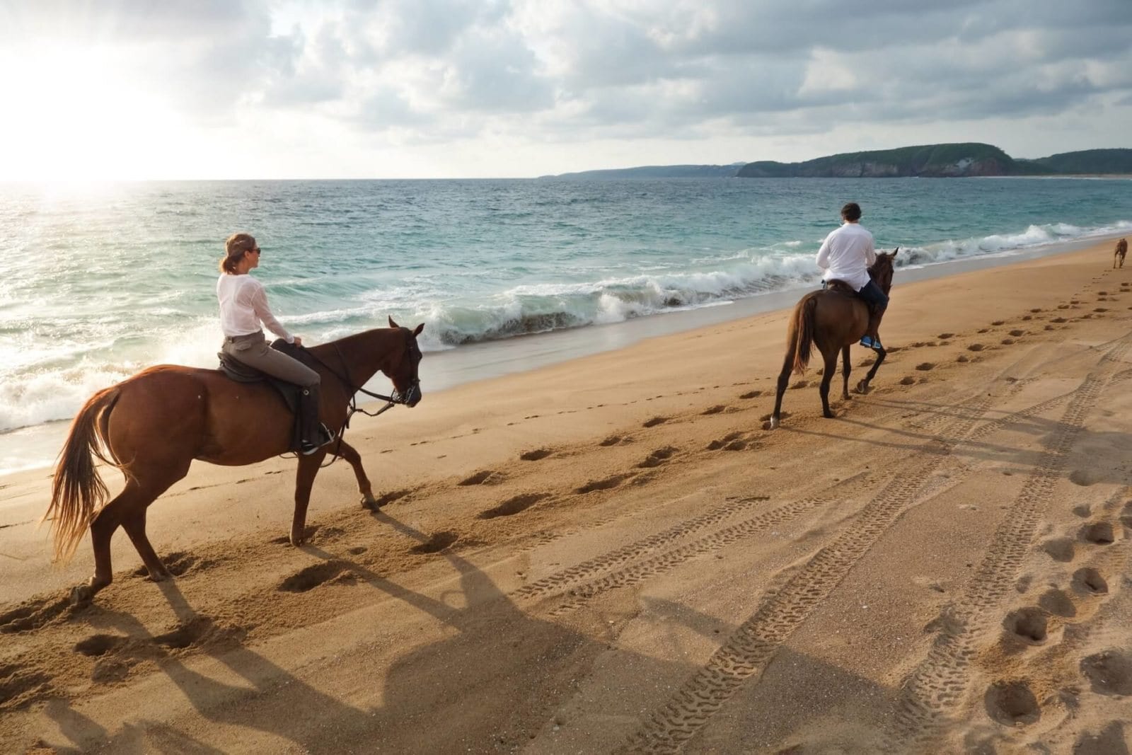 horseback riding at Careyes