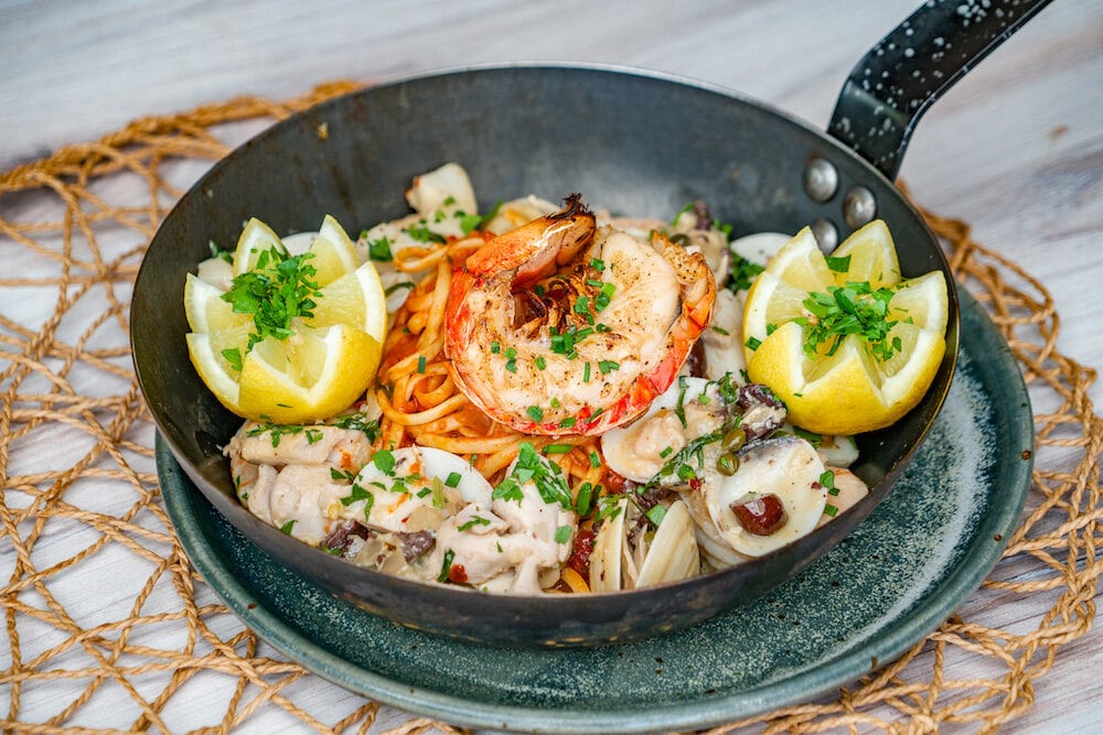 Brimstone Woodfire Grill’s Seafood Puttanesca 1 Brimstone Woodfire Grill’s Seafood Puttanesca