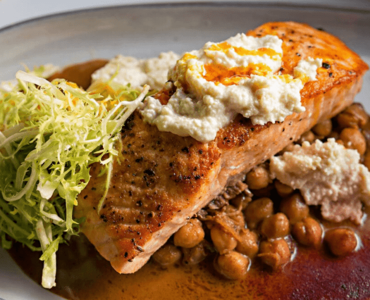 Barbarella’s Seared Salmon - Courtesy Miami Food Pug