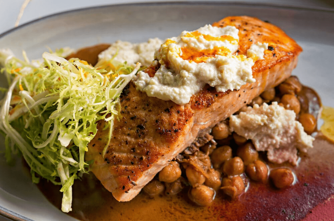 Barbarella’s Seared Salmon - Courtesy Miami Food Pug