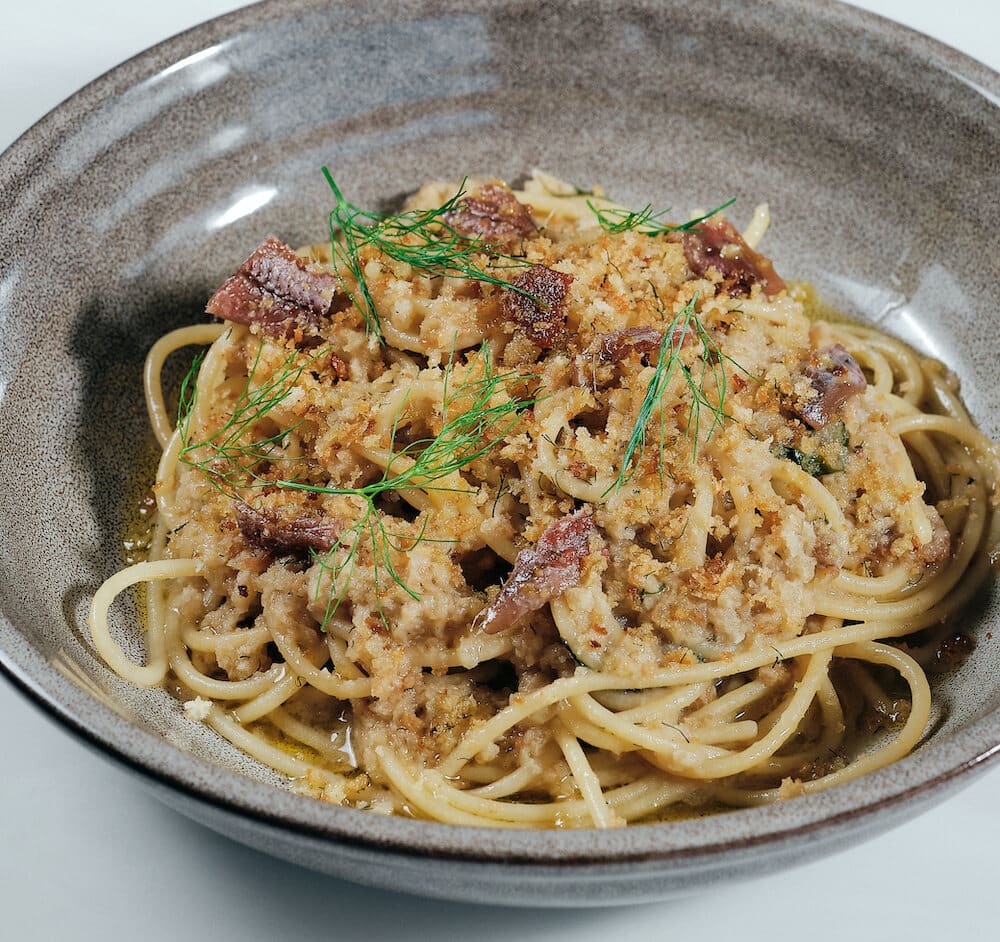 Four Seasons Hotel at The Surf Club’s Spaghetti and Anchovies Pasta 1 9-Four Seasons Hotel at The Surf Club’s Spaghetti and Anchovies Pasta
