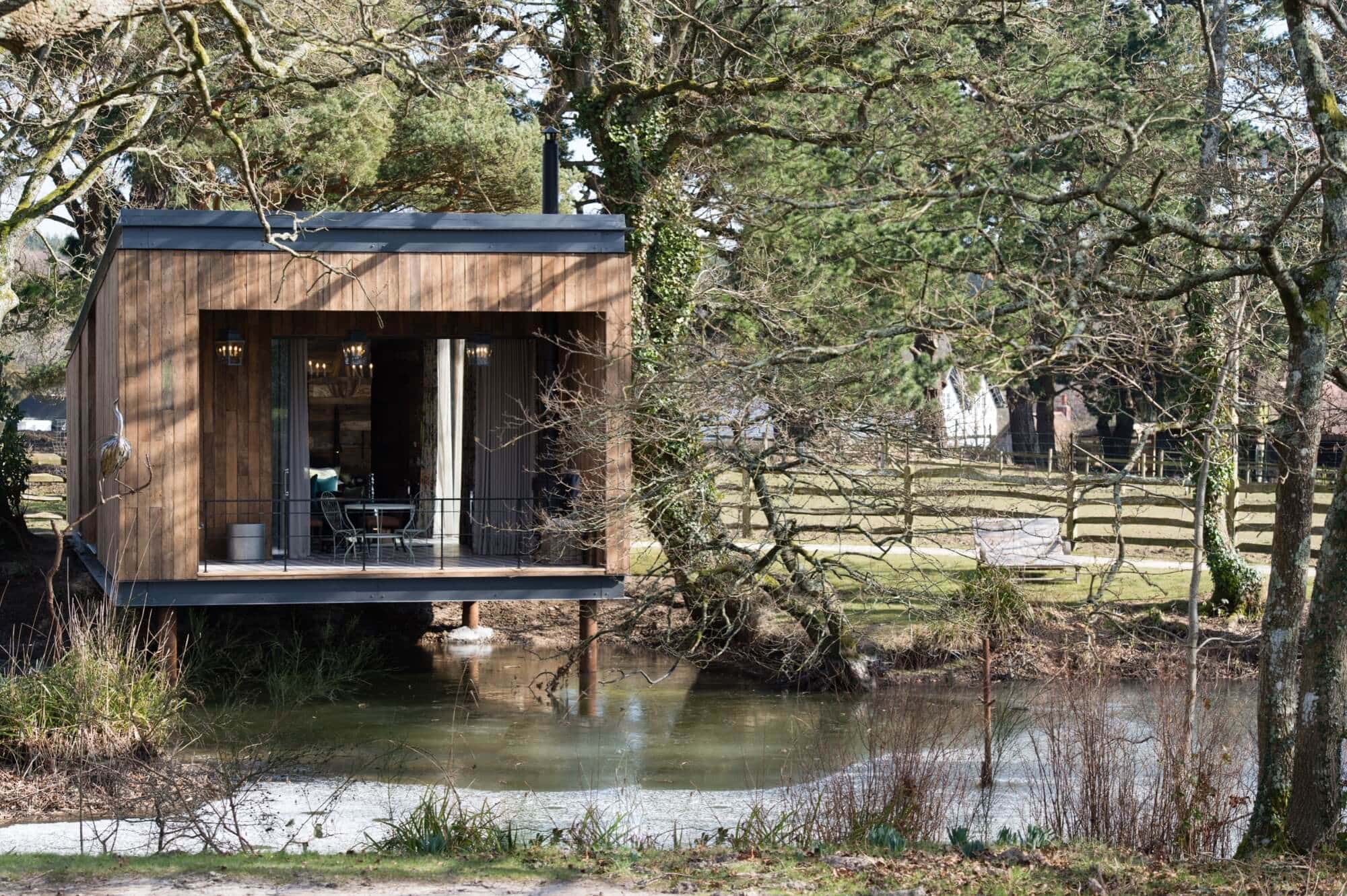 Lake Cabin at Lime Wood, England - Photo by Amy Murrell