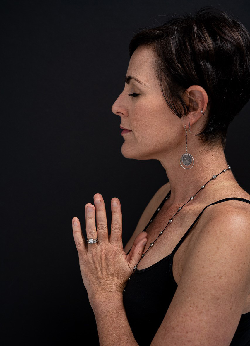 Yoga Nidra at Mounts Botanical Garden 1 2. Heather Berg by Andrea Blakesberg