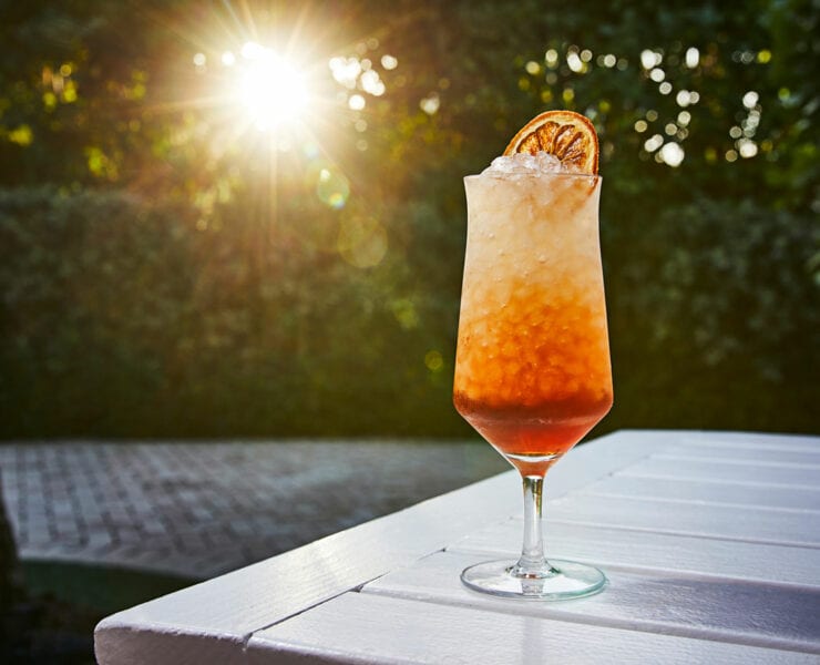 Negroni Frappe from Sweet beach, a summer pop-up at the Shelborne South Beach