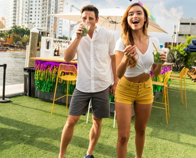 Corn hole at The Wharf Miami