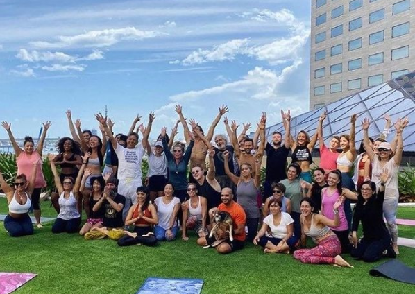 Summer Yoga Fest at InterCon Miami with Papa Guru Nicolay Del Salto 1 ICM SkyLawn Yoga 1