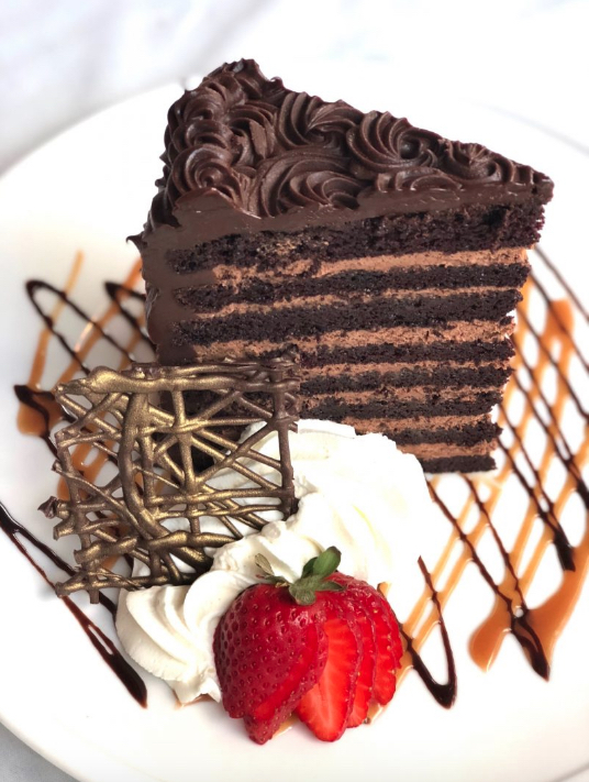 Military Wednesday at Josie's Ristorante 1 Chocolate Cake at Josies