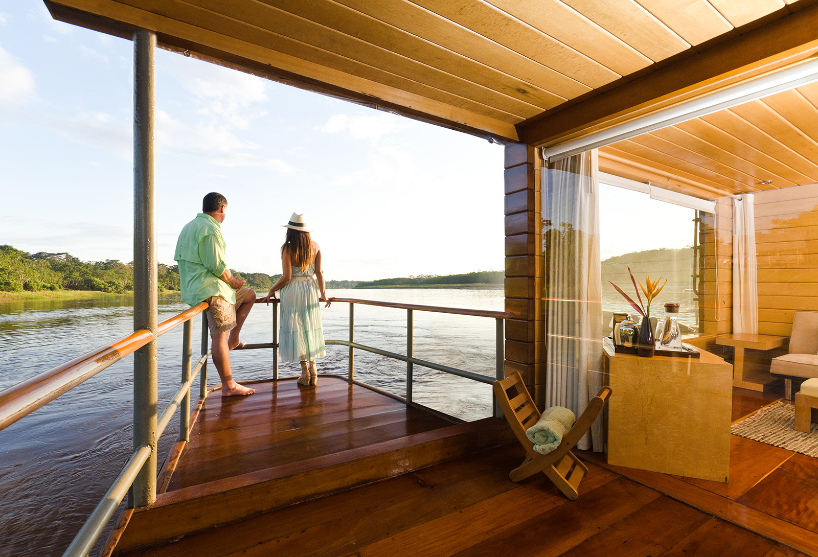 Cruising the Amazon River aboard the Delfin