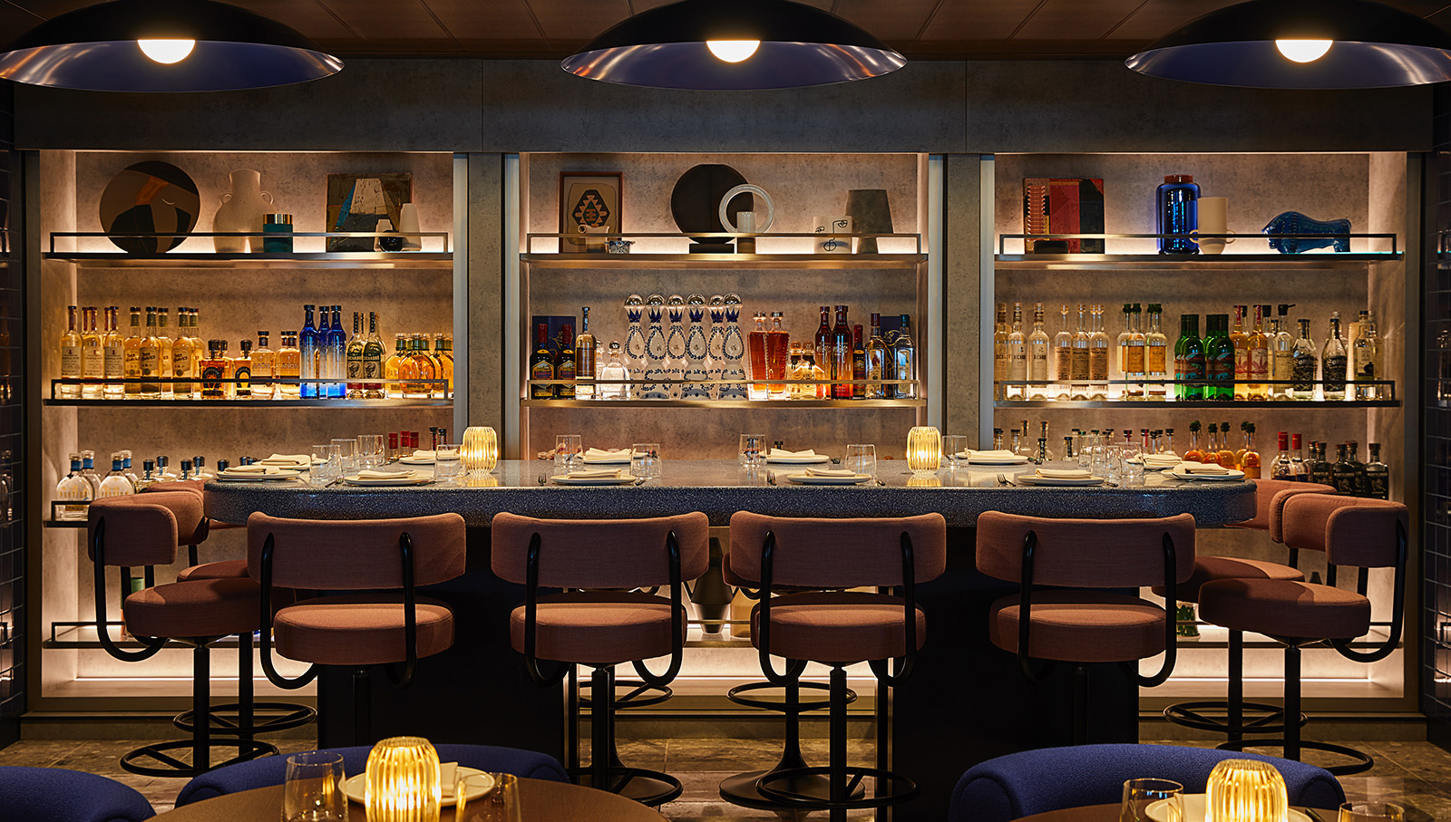 Mezcal Bar aboard Virgin Voyages’ Scarlet Lady