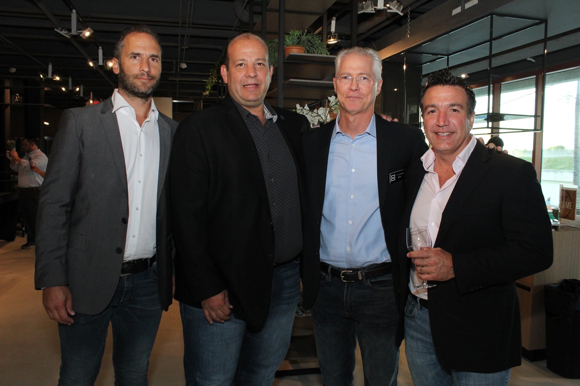 From left, Ariel Wainer, Javier Wainer, Mark Murphy and Reynaldo Rouco