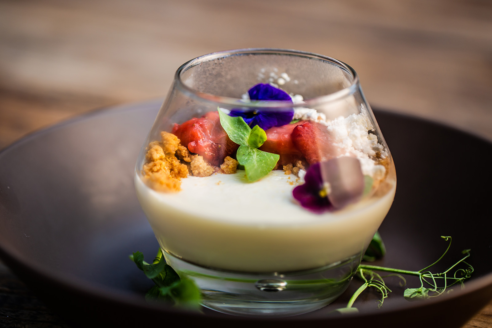 Panna Cotta at Villa Azur