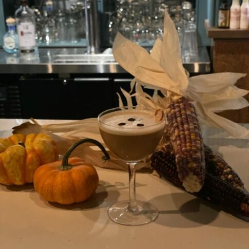 Rootstock Pours + Plates' Pumpkin Spiced Espresso Martini