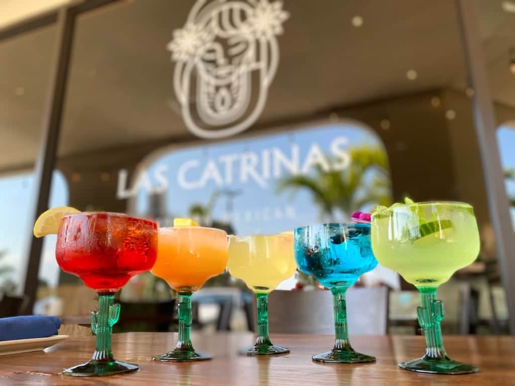 Colorful cocktails at Las Catrina’s