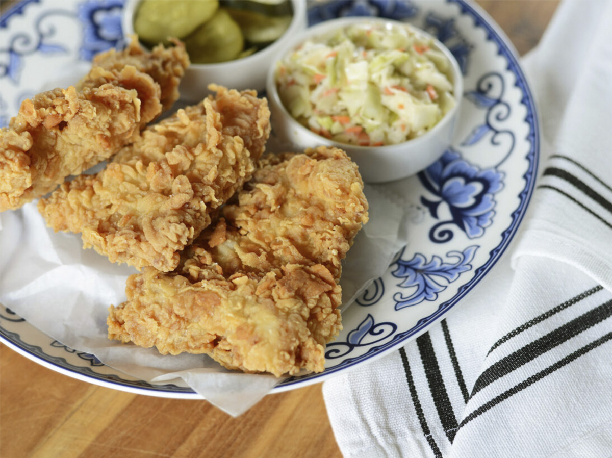 Sweet Tea Brined Fried Chicken Photo by Alissa Dragun Photo