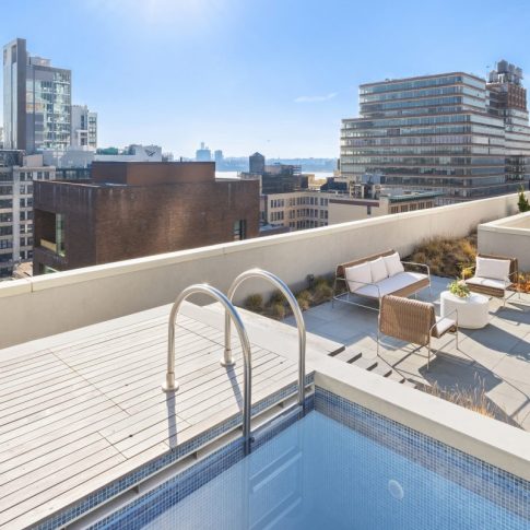 The $21M Chelsea Penthouse with a Private Full-Floor Rooftop, Including a Pool
