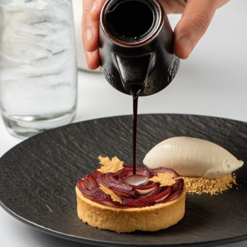 TUR Kitchen's Pears & Wine Tart