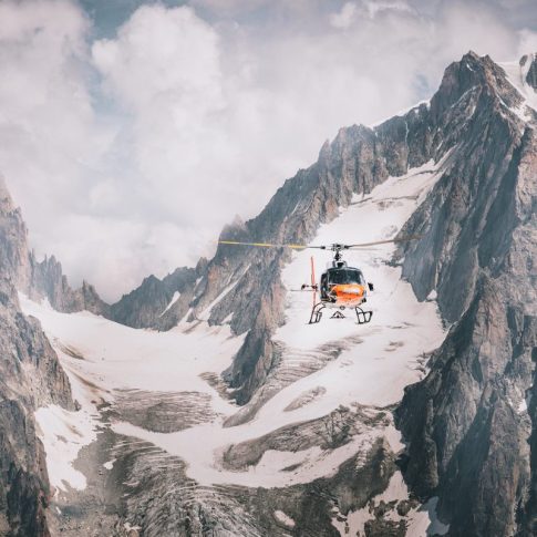 TAKE A HELICOPTER RIDE THROUGH THE ALPS