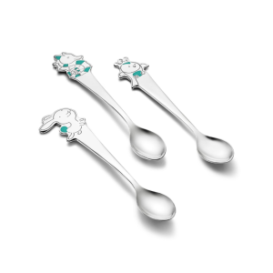 Elsa Peretti® Open Heart child's spoon in sterling silver.