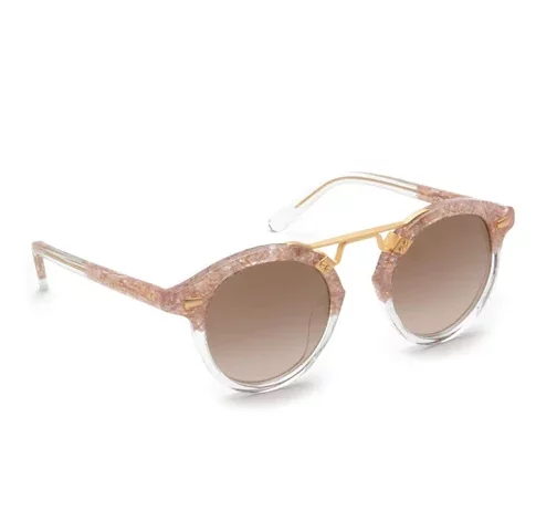 STL II | Camellia to Crystal 24K Mirrored Sunglasses