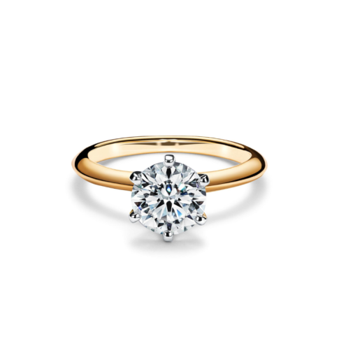 The Tiffany® Setting Engagement Ring in 18K Yellow Gold – 1.03 Carats