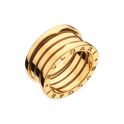 18K Gold 4 Band Ring
