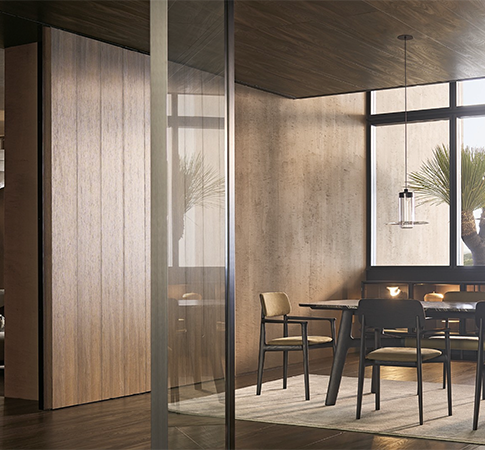 Contemporary Dining: New Curve Collection by Emmanuel Gallina for Poliform. 