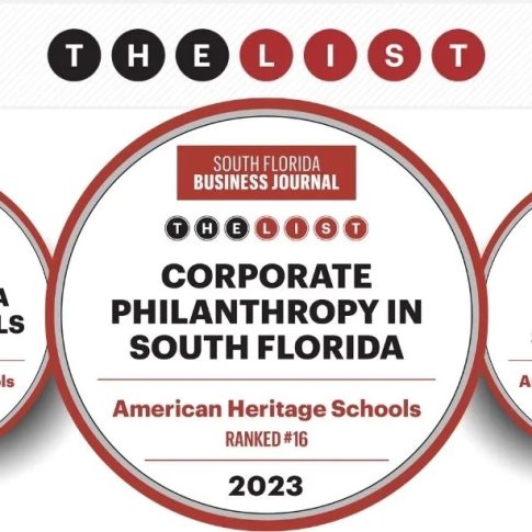 American Heritage Schools Has Been Recognized For its Philanthropic Distinctions in South Florida Business Journal’s Annual Book of Lists 2023