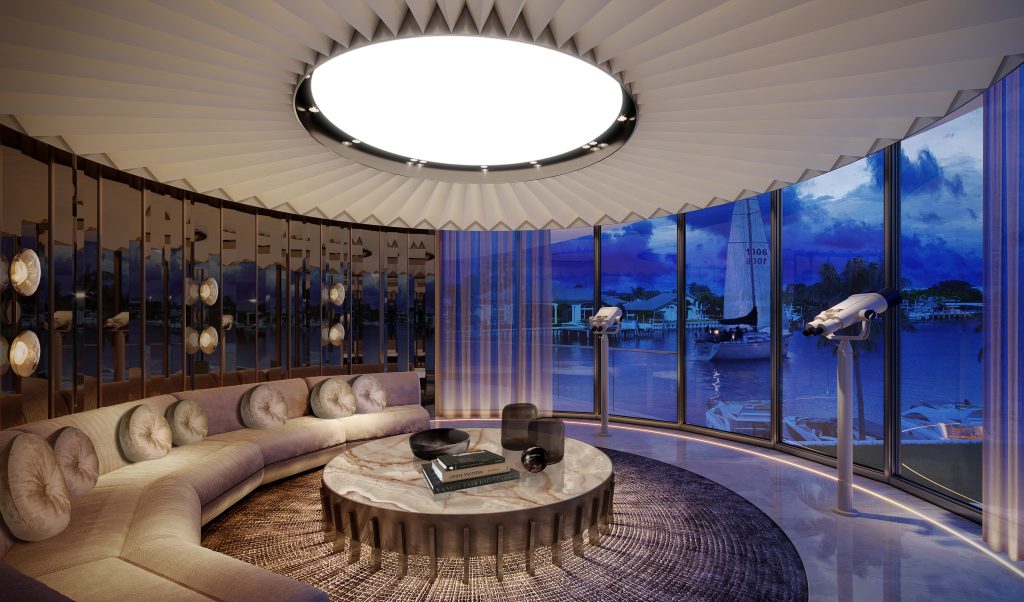 Lighthouse Lounge at The Ritz Carlton Residences by SUSURRUS, Cristian Pinedo