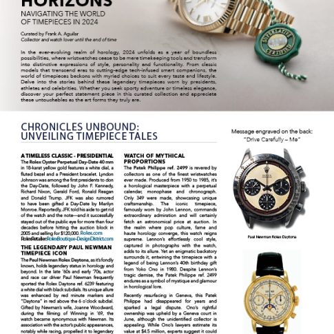 Navigating the World of Timepieces in the ever-evolving realm of horology,