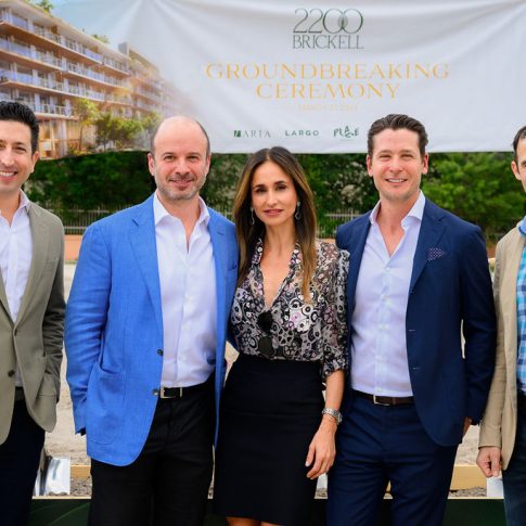 Aria Development Group, Largo, and Place Projects Celebrate the Groundbreaking of 2200 Brickell