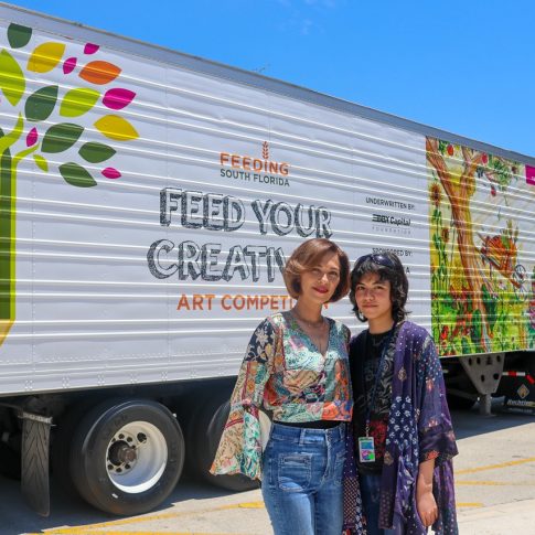 Feeding South Florida Reveals Semi-trailer Truck with Winner’s Artwork from The Fifth Annual “Feed Your Creativity” Art Competition