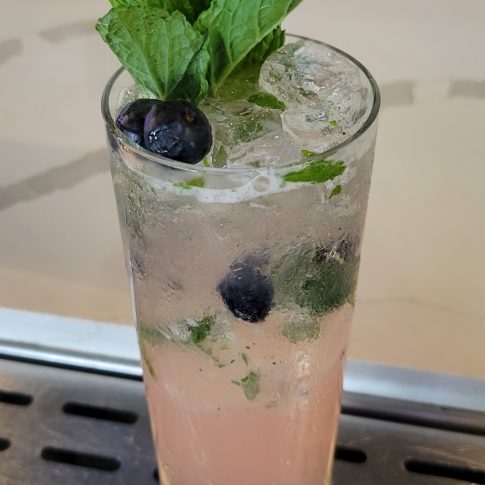 Summer Blues Spritzer from Corvina Seafood Grill
