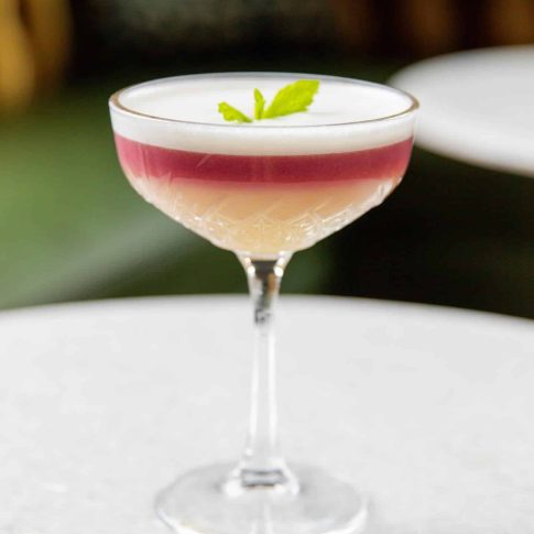 Indulge in the New York Sour from The Butcher's Cellar