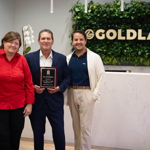 GOLDLAW Named a Sun Sentinel 2024 Top Workplace