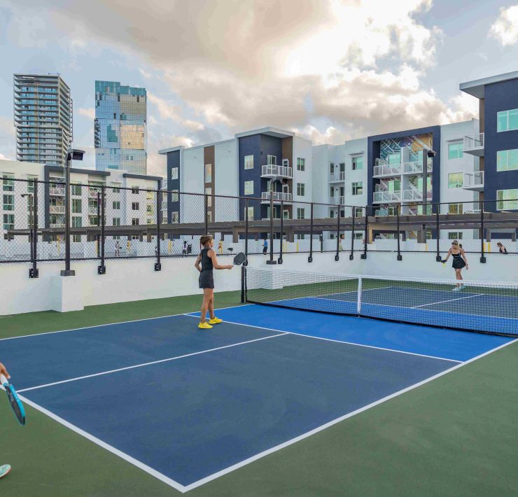 Tortoise One Pickleball Courts; The only courts in downtown WPB