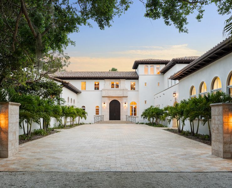 Mediterranean Estate Villa Palma Real in Miami for sale