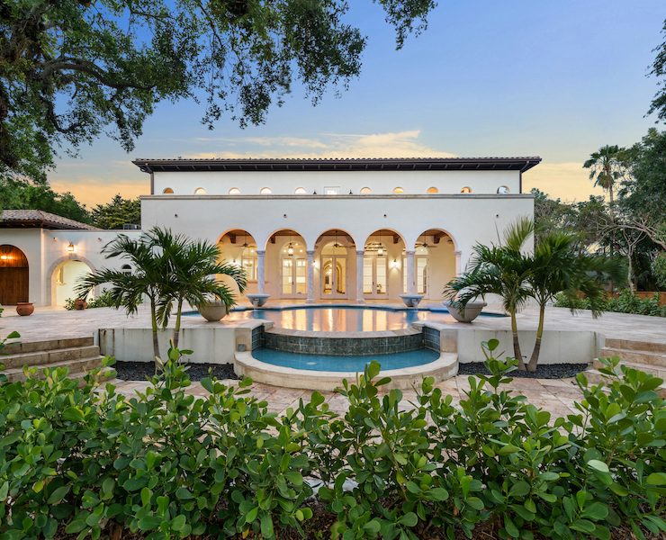 Mediterranean Estate Villa Palma Real in Miami for sale