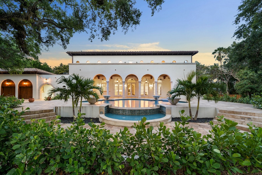 Mediterranean Estate Villa Palma Real in Miami for sale