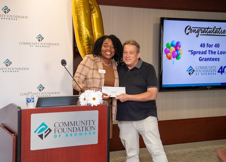 The Community Foundation of Broward,“40 for 40: Spread the Love Grants”