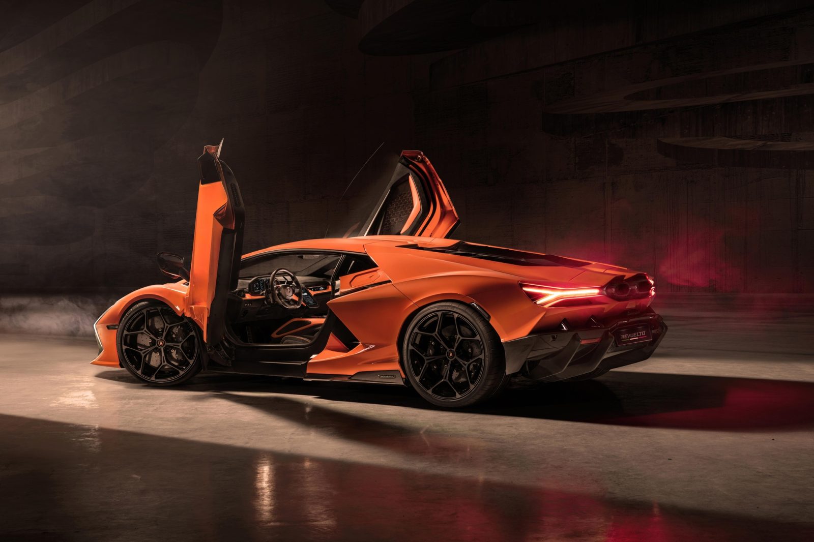 Lamborghini Revuelto hybrid supercar with 6.5-liter V12 engine and 1,001 horsepower