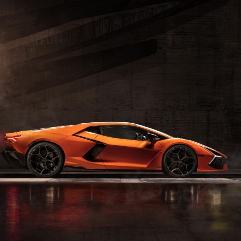 Lamborghini Revuelto hybrid performance car with balance of power and electrification